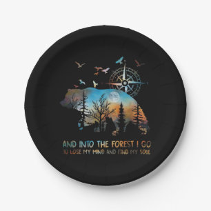 Bear And Into The Forest I Go To Lose My Mind And Paper Plate
