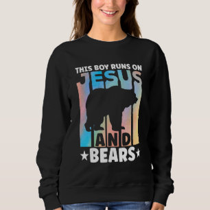 Bear Apparel Grizzly Wildlife Animal Bear for Boys Sweatshirt