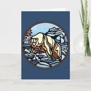 Bear Art Cards Blank Tribal Bear Art Cards Custom