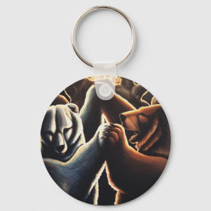 Bear Art Key Chain Dancing Bears Key Chains Gifts