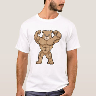 Bear as Bodybuilder with big Muscles T-Shirt