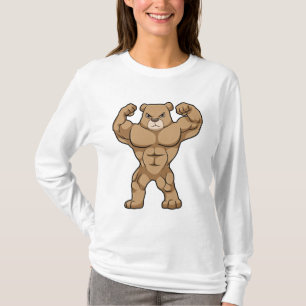 Bear as Bodybuilder with big Muscles T-Shirt
