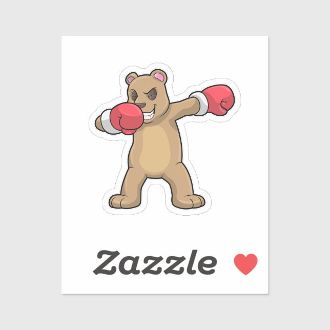 Bear as Boxer at Boxing & Hip Hop Dance Dab (Sheet)