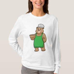 Bear as Cook with Cooking apron & Bowl T-Shirt