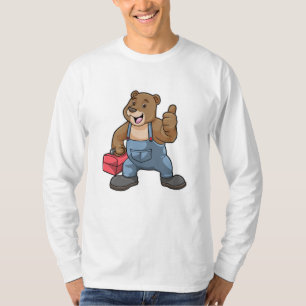 Bear as Craftsman with Tool box T-Shirt
