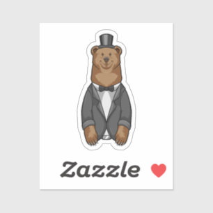 Bear as Groom with Jacket