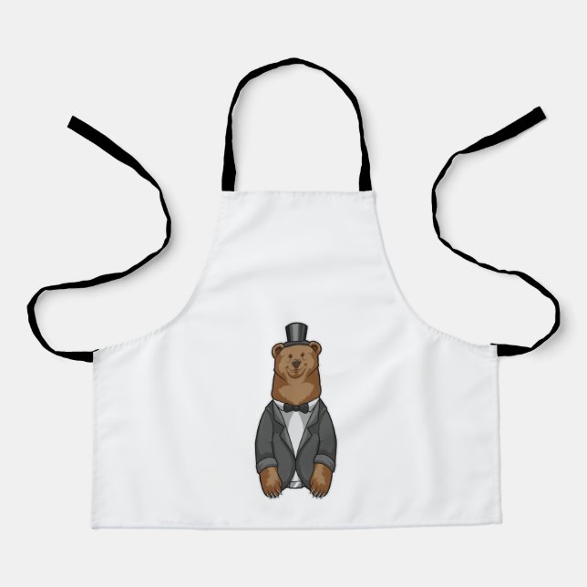 Bear as Groom with Jacket Apron (Front)