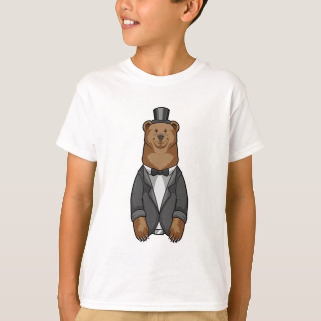 Bear as Groom with Jacket T-Shirt (Front)
