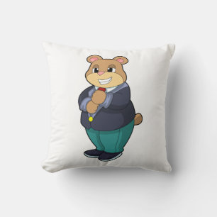 Bear as Groom with Suit Cushion