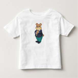 Bear as Groom with Suit Toddler T-Shirt