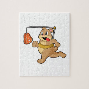 Bear as Runner Jigsaw Puzzle