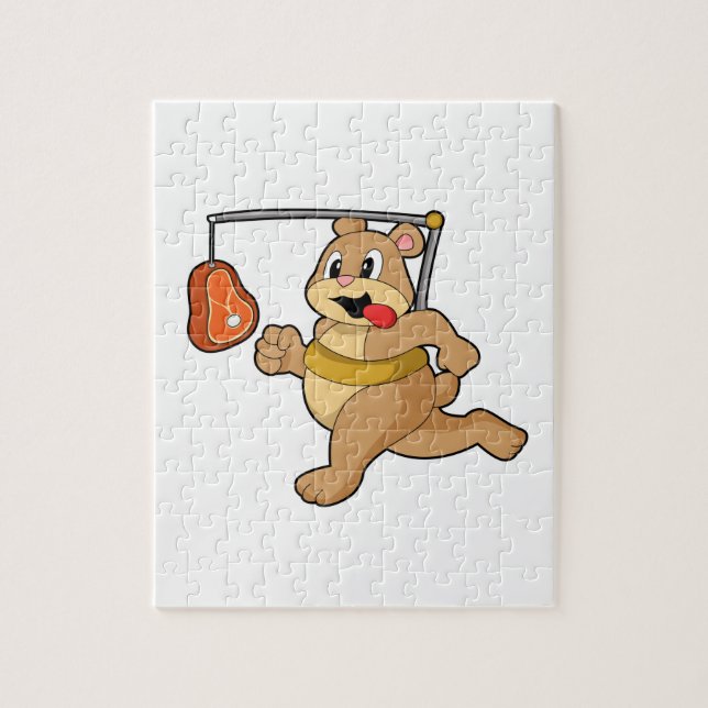 Bear as Runner Jigsaw Puzzle (Vertical)