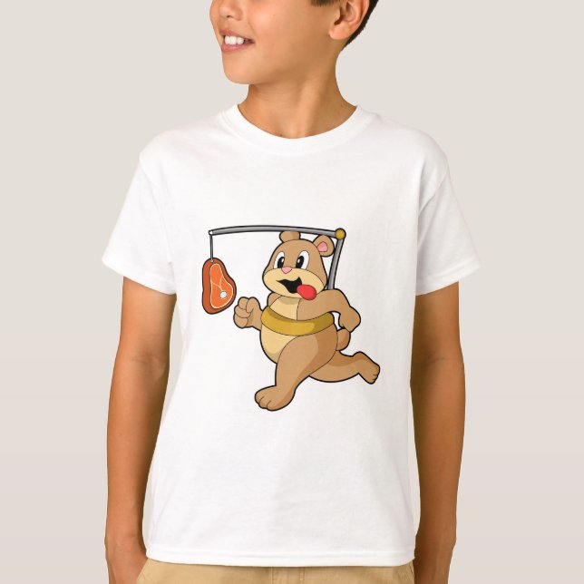 Bear as Runner T-Shirt (Front)