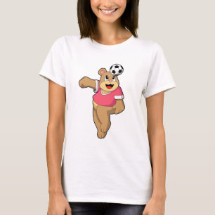 Bear as Soccer player with Soccer.PNG T-Shirt