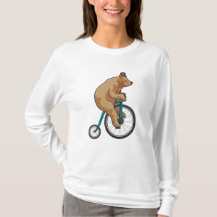 Bear at Circus with Bicycle T-Shirt