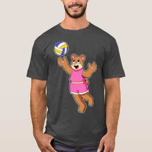 Bear at Volleyball Sports T-Shirt