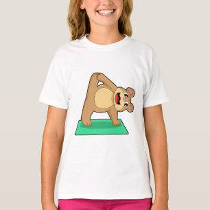 Bear at Yoga Fitness T-Shirt