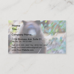 Bear Attack Business Card