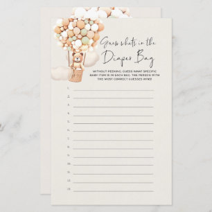 Bear Baby Game - Guess What's In The Diaper Bag