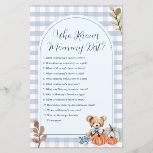 Bear Baby Shoes Pumpkin Who Knows Mummy Best Game