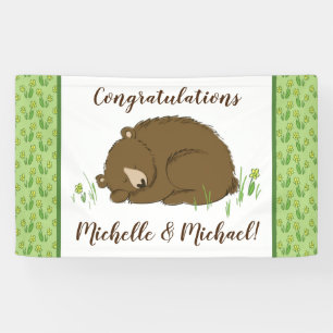 Bear Baby Shower Banner