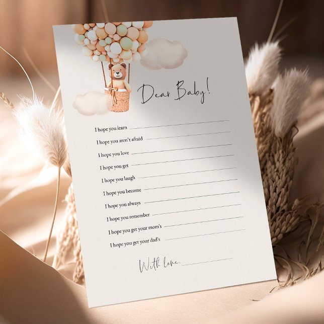 Bear Baby Shower Game - Dear Baby (Creator Uploaded)