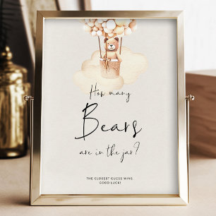 Bear Baby Shower Game How Many Bears