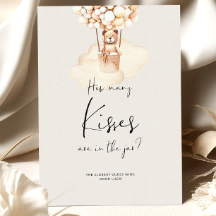 Bear Baby Shower Game How Many Kisses