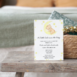 Bear Baby Shower Invitation