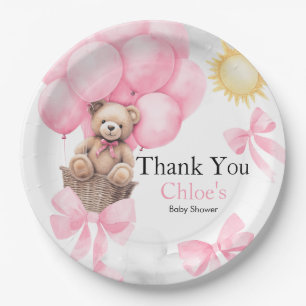 Bear Baby Shower  Paper Plate