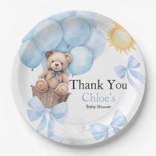 Bear Baby Shower  Paper Plate