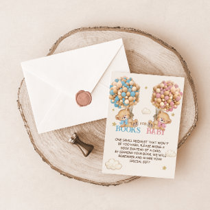 Bear Balloons Bearly Wait Book Request Enclosure Card