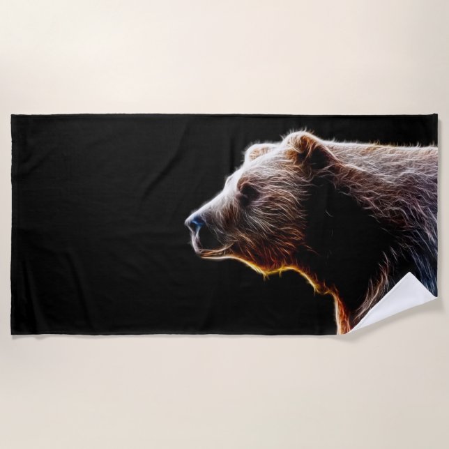 Bear Beach Towel (Front)