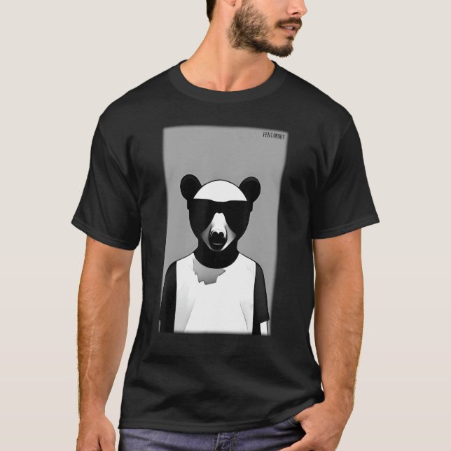 Bear Bear Sunglasses Wildlife Animals Zoo Forest T-Shirt (Front)