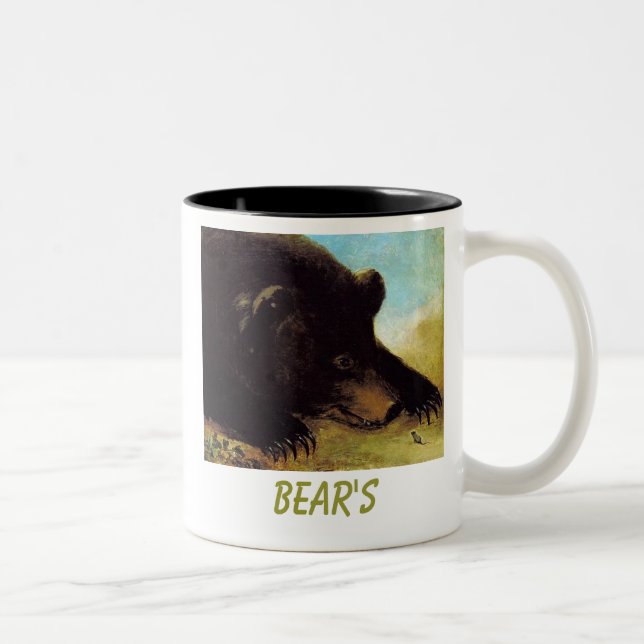 bear,  BEAR'S Two-Tone Coffee Mug (Right)