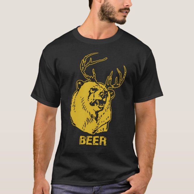 Bear Beer - Professional Graphics  T-Shirt (Front)