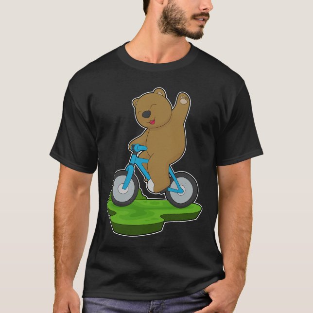 Bear Bicycle T-Shirt (Front)
