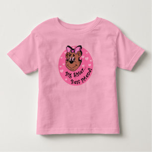 Bear Big Sister Best Friend Toddler T-Shirt