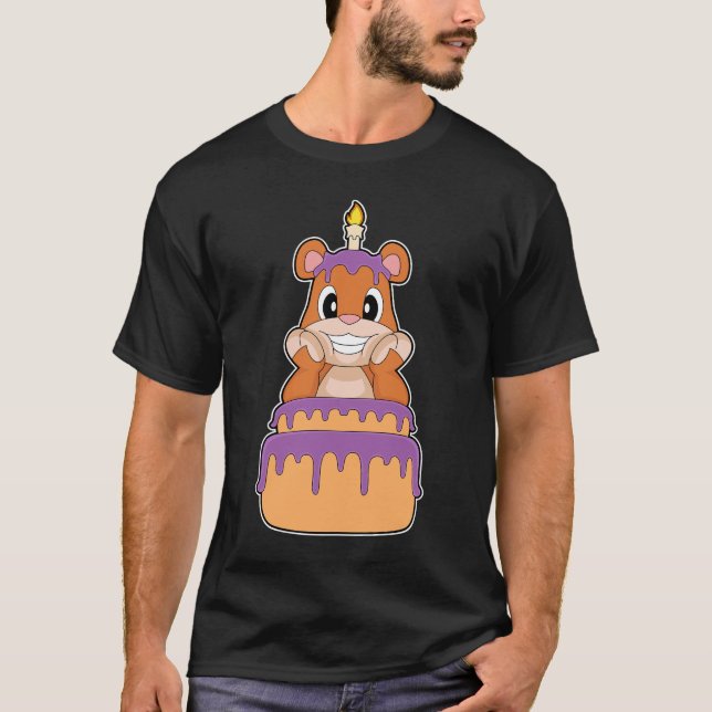 Bear Birthday Cake T-Shirt (Front)