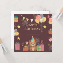 Bear Birthday