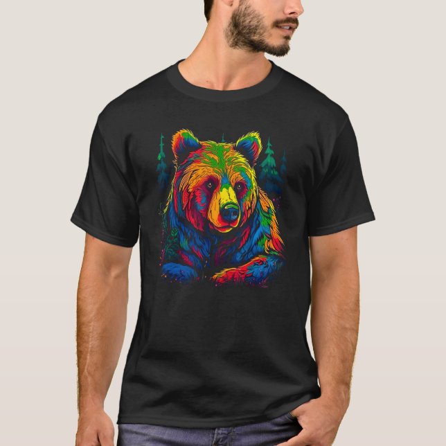 Bear Black T-Shirt (Front)