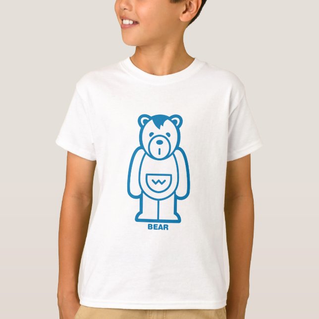 Bear (Blue) T-Shirt (Front)