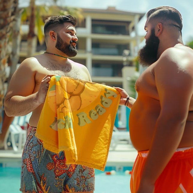 Bear Bod, Beach Ready!  No. 7 Fleece Blanket (Creator Uploaded)