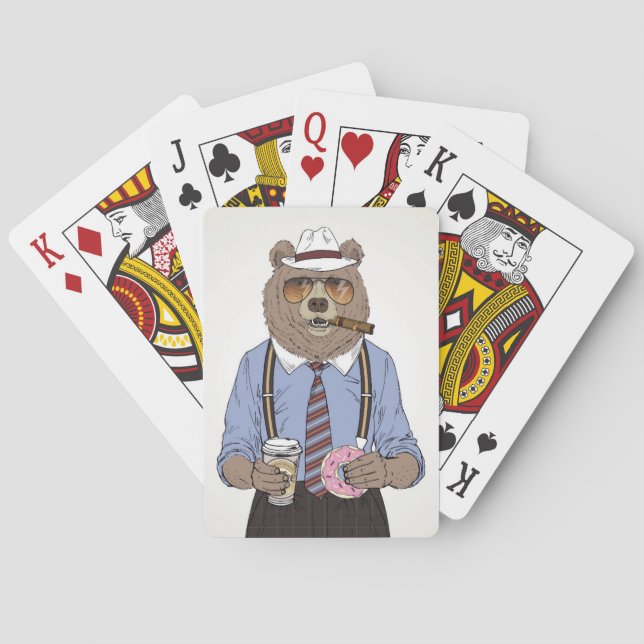 Bear Breakfast Playing Cards (Back)
