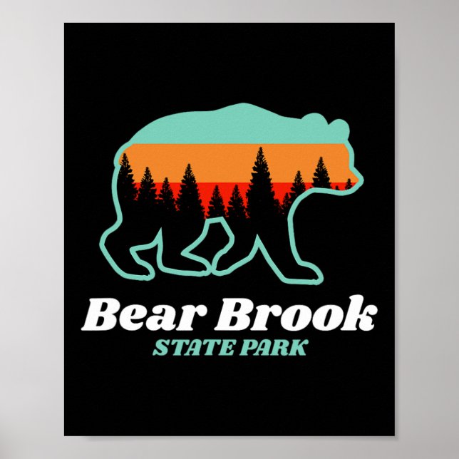 Bear Brook State Park New Hampshire Bear Mountains Poster (Front)