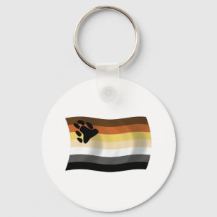 Bear Brotherhood Flag Keychain