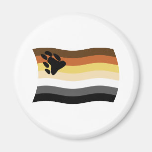 Bear Brotherhood Flag Magnet