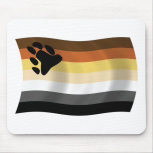 Bear Brotherhood Flag Mousepad