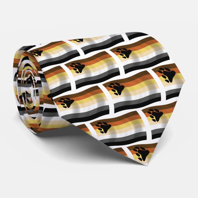 Bear Brotherhood Flag Tie (Rolled)
