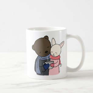 Bear & Bunny Mug Cute Couple Cute Mug Gift for Her